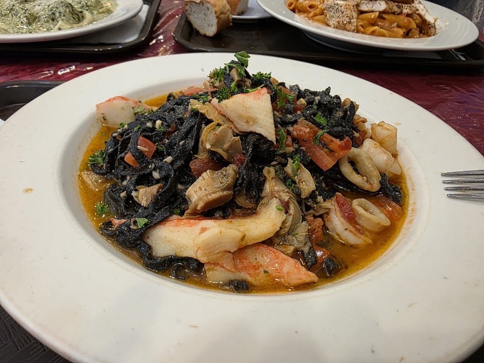 Black Linguini Seafood